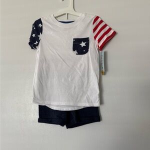 Kids Patriotic Star and Stripe Shirt